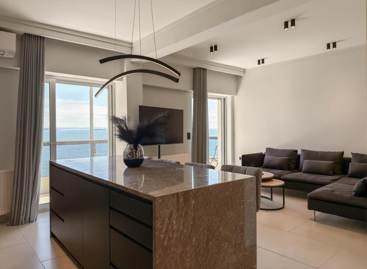 Luxury Sea View Retreat Apartment Thessaloníki Luaran gambar